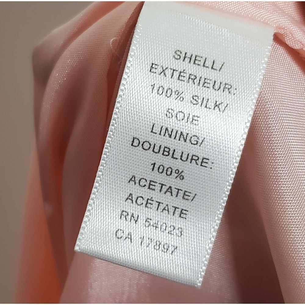 Y2K 00s 2005 Banana Republic Pastel Pink 100% Silk Tulle Pleated Mini Skirt Sz 4 - Picture 6 of 7